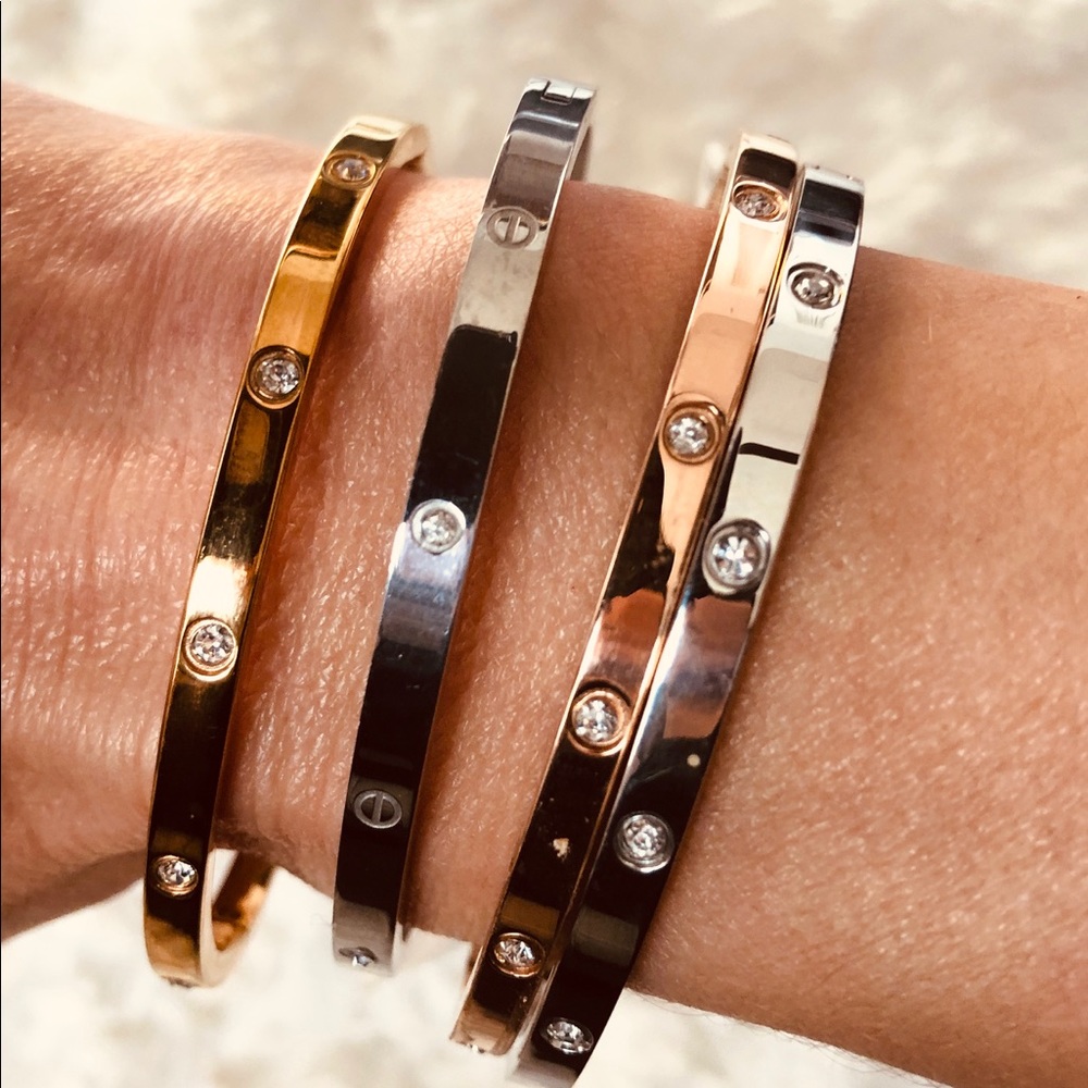 316 Stackable Stainless Steel Bracelets